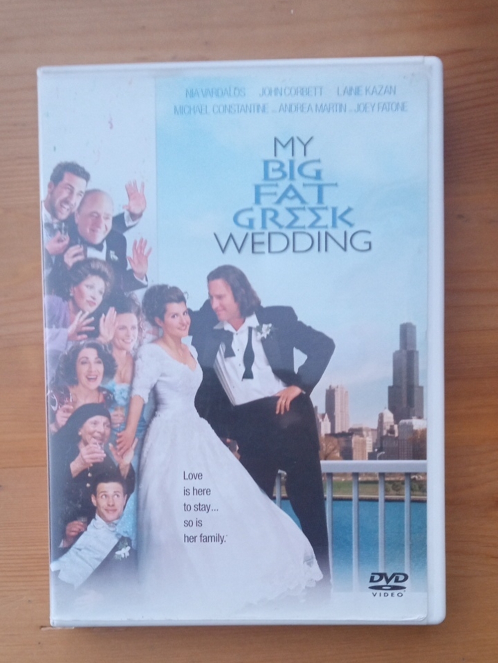 My Big Fat Greek Wedding DVD - White & Blue Cover